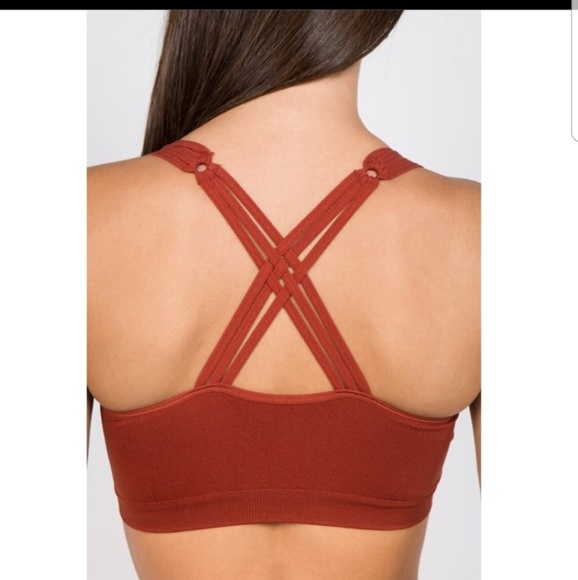 LAST 1! Light gray multi strap racerback bralette - Picture 3 of 5